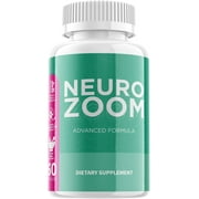 1 Pack Neuro Zoom - Brain Boost Supplement - Dietary Supplement for Focus, Memory, Clarity, Cognitive - Advanced Nootropic Support Formula for Maximum Strength - 60 Capsules