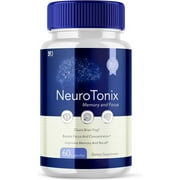 1 Pack NeuroTonix - Neuro Tonix - Memory Booster Dietary Supplement for Focus, Memory, Clarity, Energy - Advanced Cognitive Formula for Maximum Strength - 60 Capsules