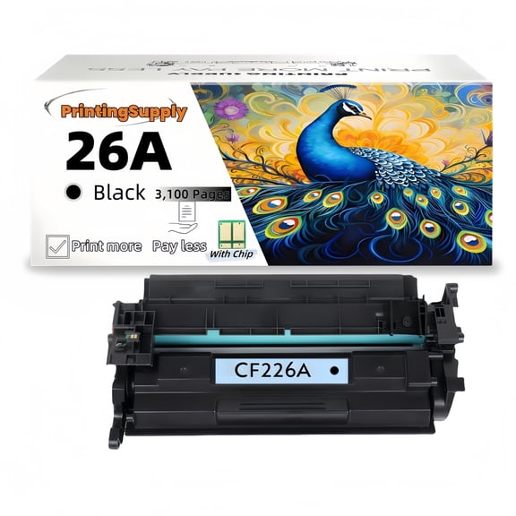 1 Pack New Compatible Toner Cartridge For CF226A 26A For Use With  LaserJet Pro M402n M402dn M402dw M402d MFP M426fdw M426fdn M426dw
