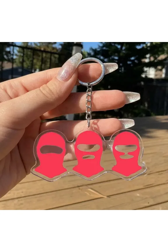 1 Pack New Logo MV Acrylic Keychain Double-Sided Acrylic Charm Keyring Gift