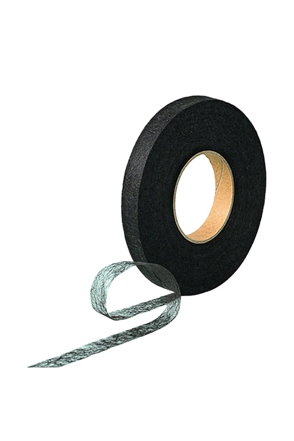 1-Pack No-Sew Iron-On Hem Tape – 80 Yards Total, Fusible Adhesive Wonder Web for Hemming Pants, Curtains, Clothes & Fabrics, Durable & Easy to Use, Available in Different Width(Black1,2880x0.6")