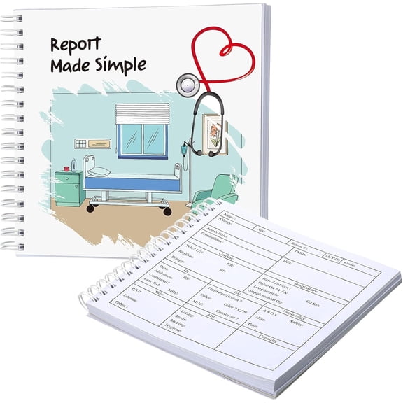 1 Pack Nurse Report Sheet Notebook Nurse Essentials Nurse Made Simple Pocket Journals Notebook for Appreciation Gifts Clinical Supplies