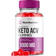 thumbnail image 1 of (1 Pack) NutriZen Keto ACV Gummies - Apple Cider Vinegar Supplement for Weight Loss - Energy & Focus Boosting Dietary Supplements for Weight Management & Metabolism - Fat Burn - 60 Gummies, 1 of 2