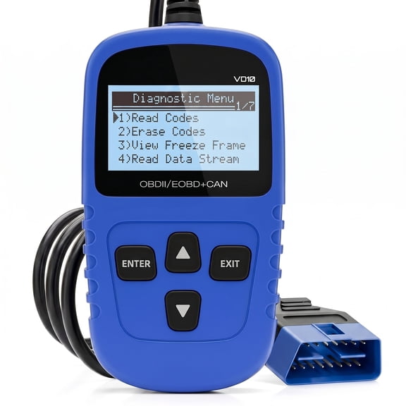 1 Pack OBD2 Scanner Car Diagnostic Code Reader with Live Data Freeze Frame I/M Readiness Supports All OBD2 Protocols