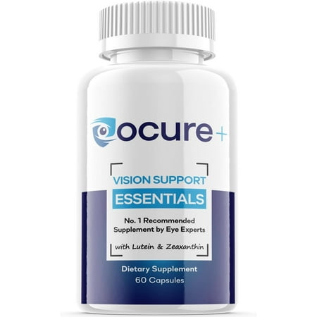 (1 Pack) Ocure+ - Revolutionary Advanced Vision Matrix Formula - Supports Healthy Vision - Dietary Supplement for Eyes Sight - 60 Capsules