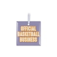 thumbnail image 1 of 1 Pack - Official Basketball Business Fanatic's Tempered Glass Christmas Ornament - 3 Inch Square, 1 of 3