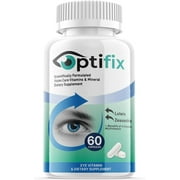 (1 Pack) Optifix - Revolutionary Advanced Vision Matrix Formula - Supports Healthy Vision - Dietary Supplement for Eyes Sight - 60 Capsules