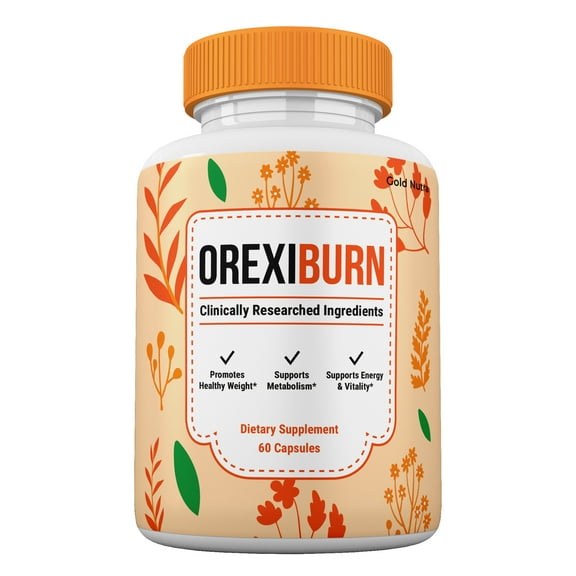 (1 Pack) OrexiBurn Capsules, Orexi Burn Advanced Formula Pills, OrexiBurn Keto Supplement Powered by Nature, 1 Month Supply