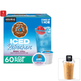 thumbnail image 1 of 1 Pack | The Original Donut Shop Iced Refreshers, Berry Chill, Brew Over Ice Single Serve Keurig K-Cup Pods, 60 Count (6 Packs Of 10) & 3x 16oz Plastic Cup with Strawless Sip-Lid, 1 of 5