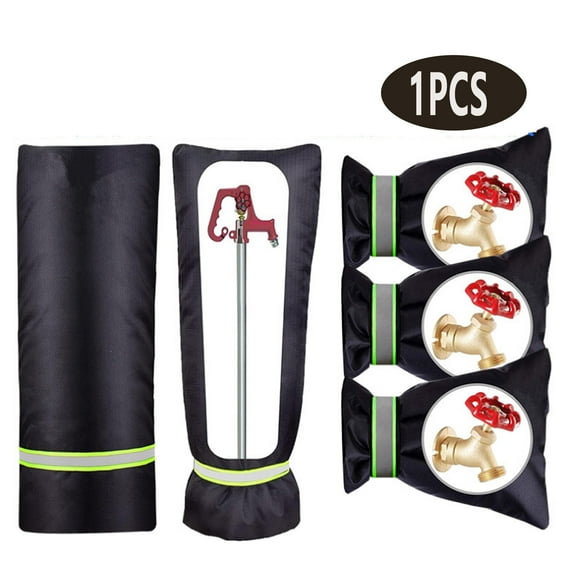 1 Pack Outdoor Faucet Cover for Winter Freeze Protection Winter Waterproof Insulated Faucet Cover for Winter Cold Weather 9.8 x 20 In