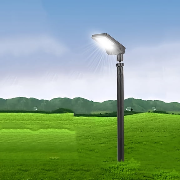 1-Pack Outdoor Solar Pathway Lights - IP44 Waterproof Bright LED Lighting for Sidewalks, Driveways, Gardens, and Walkways
