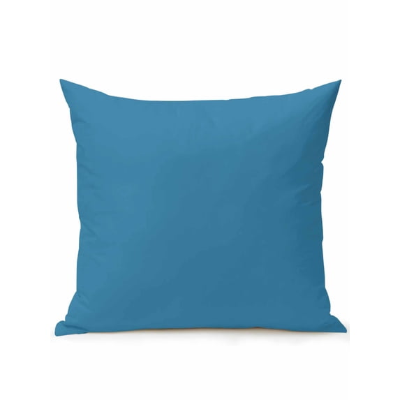 1 Pack Outdoor Throw Pillow, Blue Waterproof Pillow with Insert Included, Modern Pure Wave Ride Decorative Accent Cushion Sofa Pillows for Patio Porch, 18 x 18 In