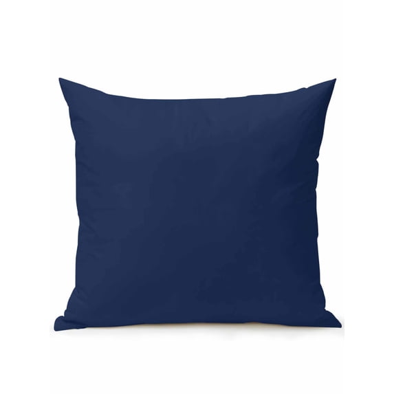 1 Pack Outdoor Throw Pillow, Navy Blue Waterproof Pillow with Insert Included, Modern Pure Navy Blue Decorative Accent Cushion Sofa Pillows for Patio Porch, 16 x 16 In