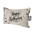 thumbnail image 1 of 1 Pack Outdoor Waterproof Throw Pillows for Head,Horror Spiders Net Bats Cushion Cases with Insert&Straps Neck Pillows for Patio Recliner Chair,Happy Halloween Words, 1 of 9