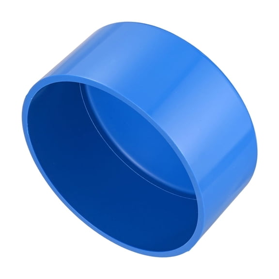 1-Pack Pipe End Cap Fitting, 6 Inch Furniture Grade Pipe End Cap Plug for DIY Garden Shelf [Blue]