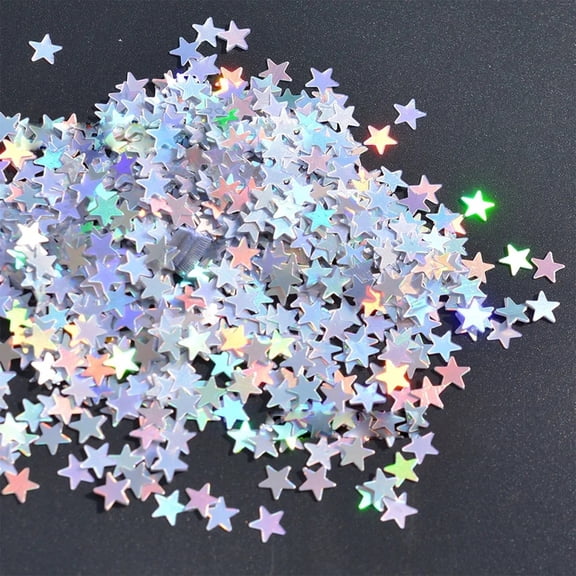 1 Pack of Paper Scraps Star Shaped Glitter Confetti – Sparkling Sequins for Birthday Parties European Style Wedding Festive Table Scatters Plastic Accessories To Shiny and Atmosphere