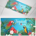 thumbnail image 1 of 1 Pack Parrots Bird Fluorescent Light Covers for Ceiling Lights Red Pink Flower Tropical Plants Summer Gradient Blue Magnetic Ceiling Light Covers Overhead Light Filters for Office Classroom Home, 1 of 9