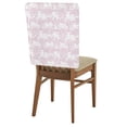 1 Pack Pink Palm Tree Chair Back Covers Summer Tropical Country Vintage ...