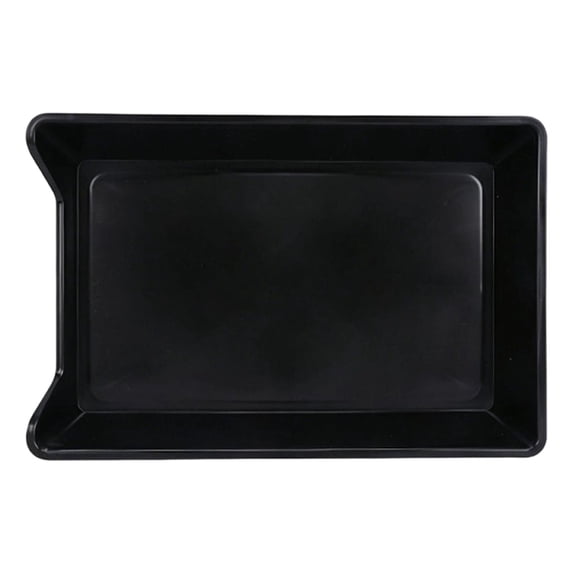 Plastic Fast Food Serving Tray, Colorful Rectangular Cafeteria Rectangular Serving Platter Grill Tray for Restaurant Coffee Home School Party Supplies by WEIWEIGG