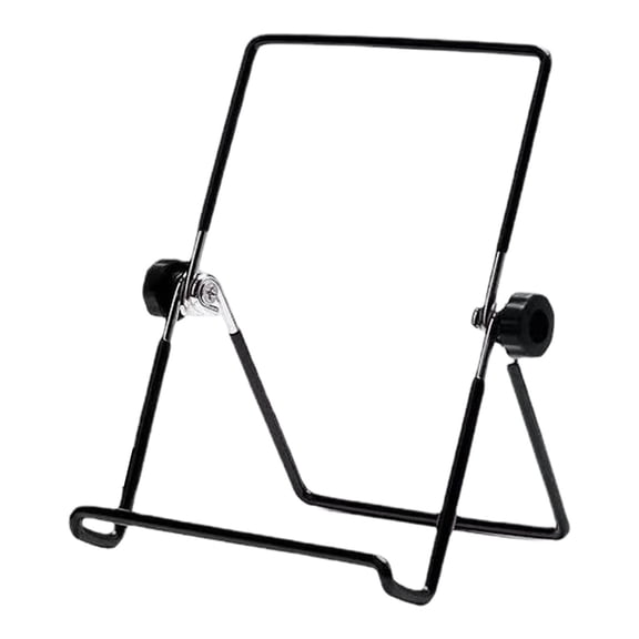 1 Pack Plate Stand Easel Picture Frame Stand Adjustable Foldable Tablet Iron Display Holder for Displaying Photos, Plates, Cookbooks, 5.11in(M)