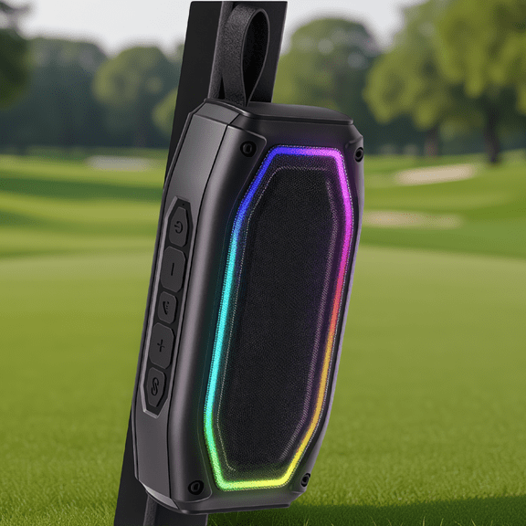 1 Pack Portable Bluetooth Golf Cart , Magnetic Waterproof IPX6, 30W TWS Stereo, RGB Lights, 30H Playtime