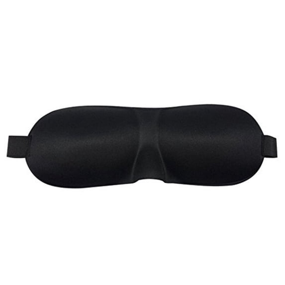 1-Pack 3D Contoured Sleep Mask, Ultra-Soft Eye Mask for Sleeping, Light-Blocking Travel Eye Shade w/ Adjustable Strap, Comfortable for Men & Women TIKA