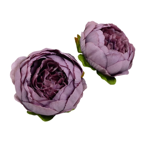1-Pack Premium Vintage Silk Peony Heads - Realistic Round Faux Peony Flower Heads & Buds for Wedding, Flower Wall, DIY Crafts, Party & Home Decor, Coffee(Coffee,)