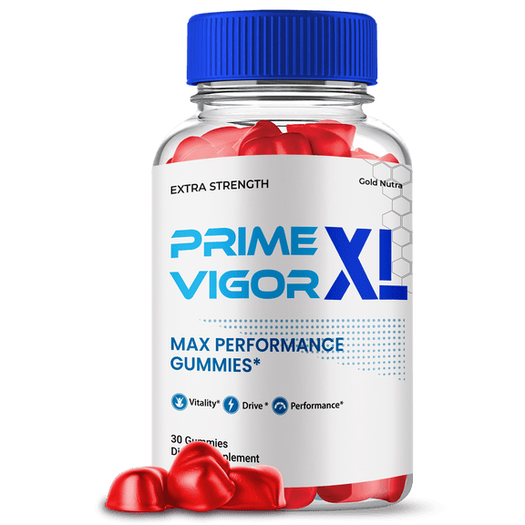 (1 Pack) Prime Vigor XL Gummies for Men, Advanced Formula Prime Vigor XL Max Performance Supplement, Premium All Natural Ingredients Maximum Strength