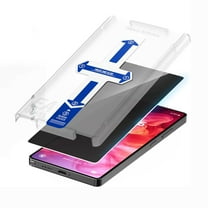 1 Pack Privacy Screen Protector for Samsung Galaxy S23 Plus, Tempered Glass Anti-Peeping Protective Film with Dustproof Installation Tool, 9H Hardness, Scratch Resistant, Case Friendly, Black