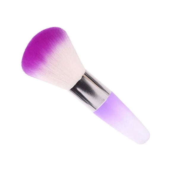 1-Pack Professional Nail Art Dust Brush, Soft Glitter Cleaning Brush for UV Gel, Acrylic & Powder Manicures, Reusable Manicure & Makeup Tool for Salon/Home TIKA