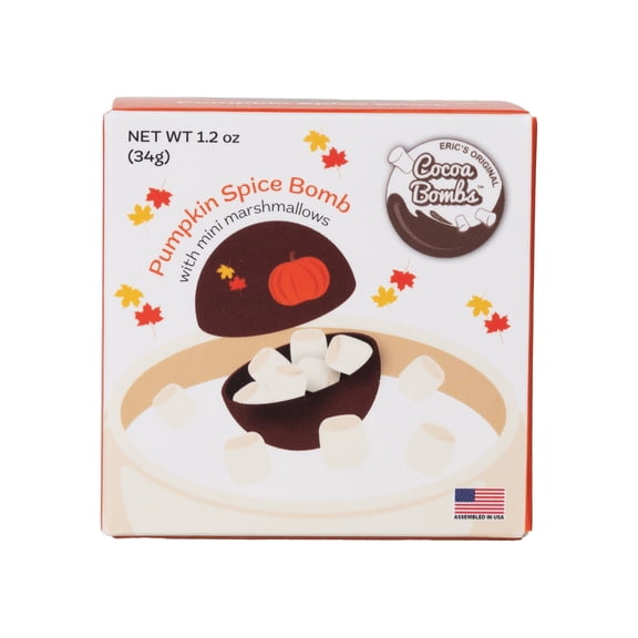 1 Pack Pumpkin Spice Cocoa Bombs