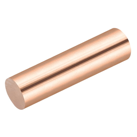 1 Pack Pure Copper Round Rod 25mm/0.98 Inch Dia 4 Inch Length Copper Rod