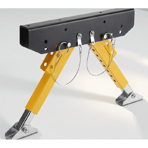 1-Pack RV Step Stabilizer Kit, Height Adjustable 5 to 14 Inch, Fits Double and Triple Entry Steps, Travel Trailer