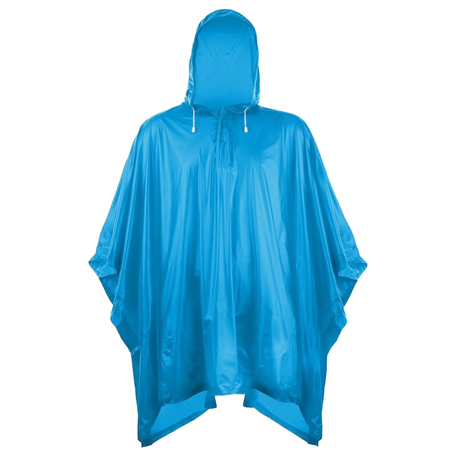 1 Pack Rain Ponchos For Adults Reusable Raincoats Emergency Heavy Duty