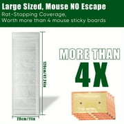 1 Pack Rat Sticky Traps Extra Large, Clear Mouse Glue Trap Sticky Trap For Mice And Rats, Enhanced Stickiness Trapping Pads Snakes Spiders Roaches For House Rodent Pest Control