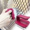thumbnail image 1 of 1 Pack Red Stiff Scrub Brush – Heavy Duty Nylon Bristles, Multi-Purpose Cleaning Brush for Kitchen, Bathroom, Tiles, Sink, Grout, Fruits & Vegetables, 1 of 7