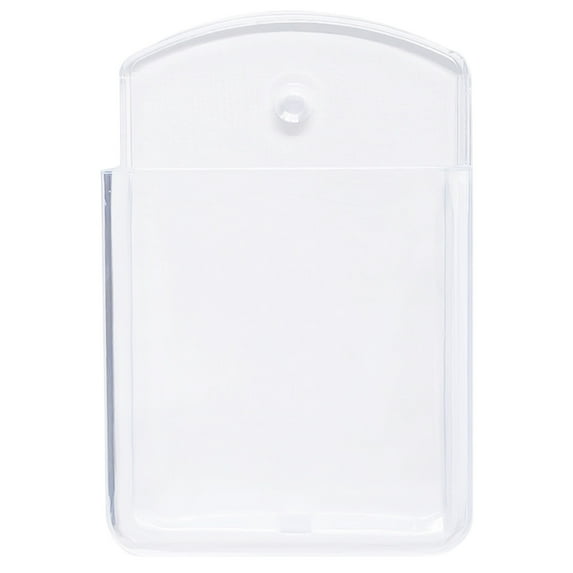 1 Pack Remote Control Holder Wall Mount, Adhesive TV Remote Organizer for Living Room, Office, Kitchen, Strong Hold for Pens, Keys, Holds Up to 5kg, Black