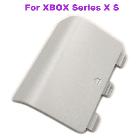 1 Pack Replacement Battery Cover Door for Xbox Series X/S Wireless Controller, Plastic Rear Housing Lid Repair Part