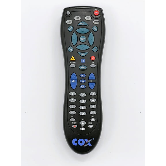 (1 Pack) Replacement Cox Remote Control URC-7810 For HD / DVR / Digital Receivers