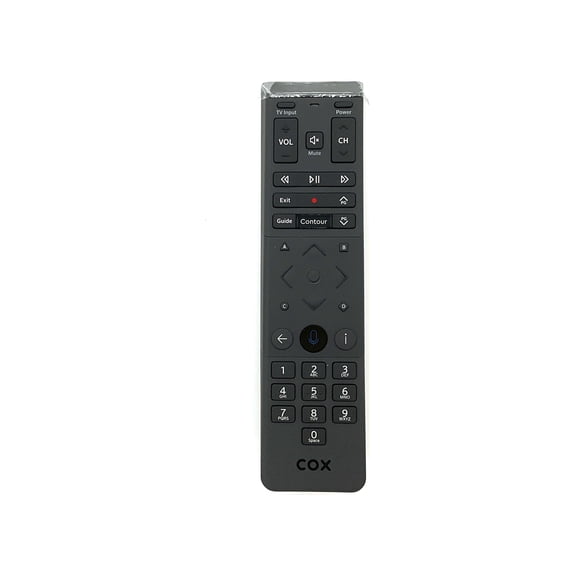 Cox XR15 Voice Remote Control for TV, Cable Box and Audio Devices, Black, 1 Pack