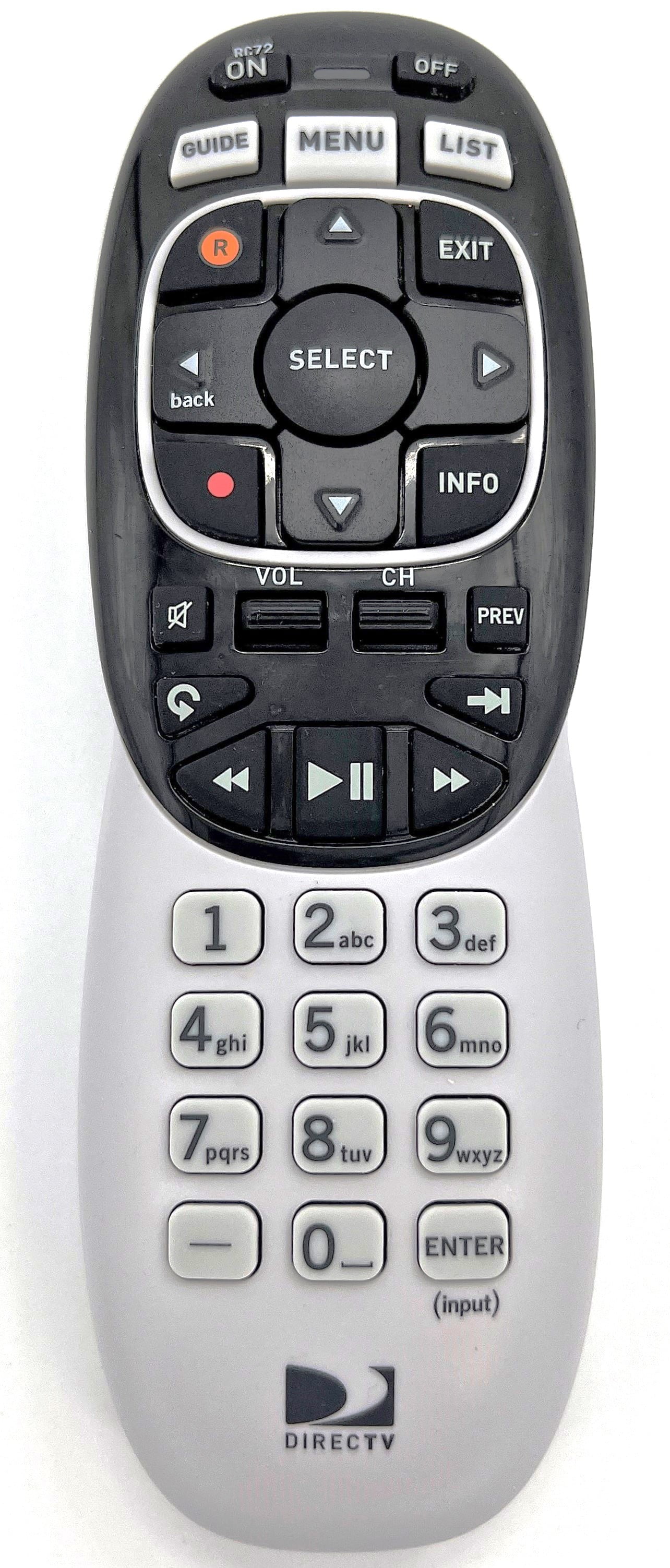 (1 Pack) Replacement DirecTV RC72 IR RF Remote Control For DirecTV