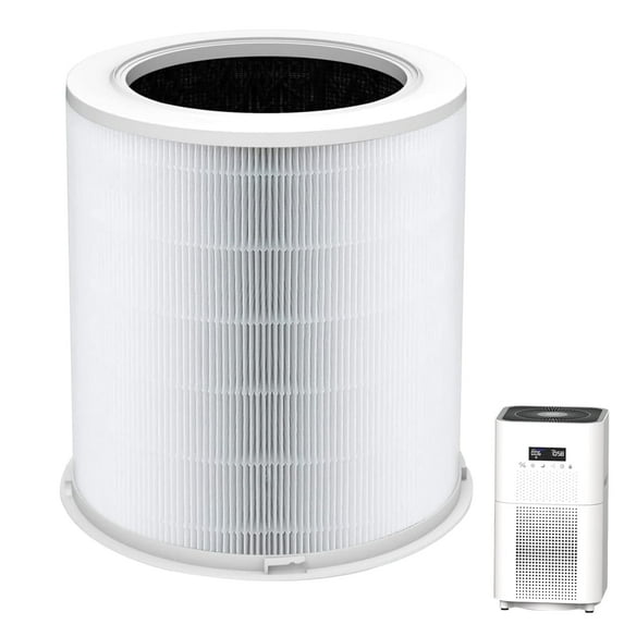 Replacement Filter Compatible with Dr.J Professional AP401 AP402 & GCZ AP402 Air Purifiers, 4-Stage Filtration CADR 400+ m³/h Air Purifier for Dust Odor Smoke (1 Pack, White)