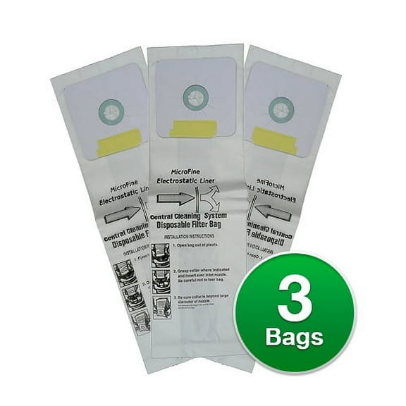 (1 Pack) Replacement Vacuum Bag for Nutone CV450W Vacuum Models