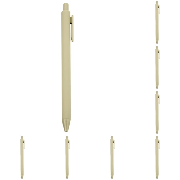 1-Pack Retractable Ballpoint Pen, 1.0mm Medium Point Click Pen with Black Ink, Smooth Writing Pen with Comfortable Grip for Office, and Daily Use (Bean Green)