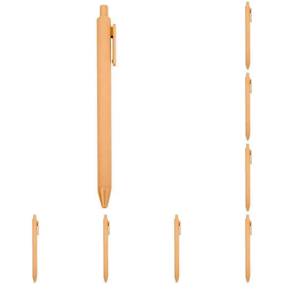 1-Pack Retractable Ballpoint Pen, 1.0mm Medium Point Click Pen with Black Ink, Smooth Writing Pen with Comfortable Grip for Office, and Daily Use (Fluorescent Orange)