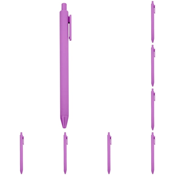 1-Pack Retractable Ballpoint Pen, 1.0mm Medium Point Click Pen with Black Ink, Smooth Writing Pen with Comfortable Grip for Office, and Daily Use (Grape Purple)