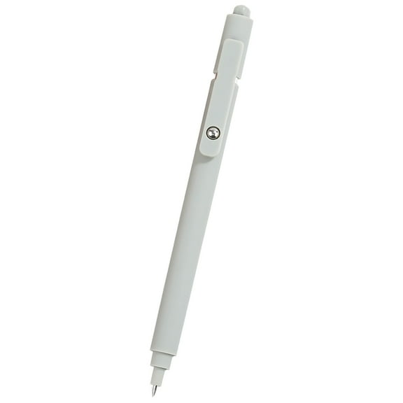 1 Pack Retractable Gel Pen, 0.5mm Fine Point Writing Pen with Low Saturation Ink, Smooth and Continuous Flow for Journaling and Note-Taking, (Bean Green)
