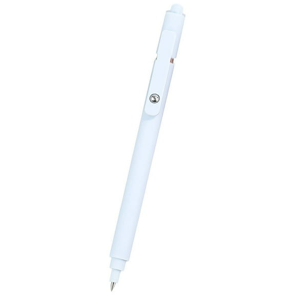 1 Pack Retractable Gel Pen, 0.5mm Fine Point Writing Pen with Low Saturation Ink, Smooth and Continuous Flow for Journaling and Note-Taking, (Haze Blue)