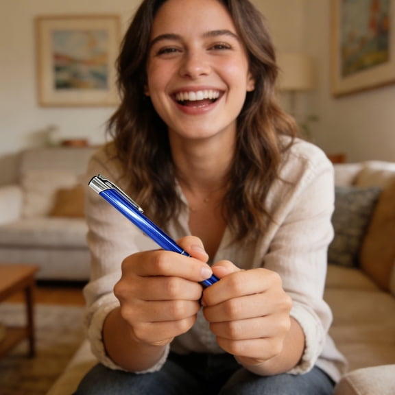 1-Pack Retractable Metal Ballpoint Pen, Click Pen with Sleek Barrel, Refillable Writing Pen for Business, Office, and Professional Use, 14cm (Set B)