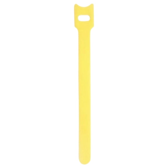 1 Pack Reusable Cable Ties 7.87 Inch,Adjustable Multi-Color Cord Ties and Cable Straps for Wire Management,Hook and Loop Cord Organizer for Electronics, Desk,Strong Grip Zip Tie Alternative(Yellow)